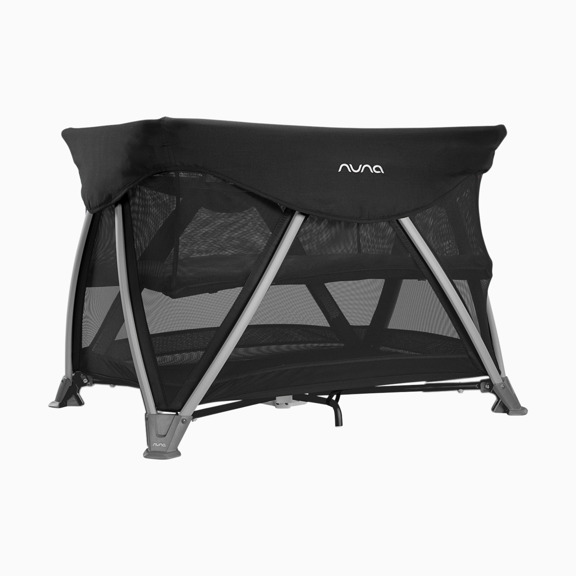 Nuna Sena aire Travel Crib - Caviar | Babylist Shop