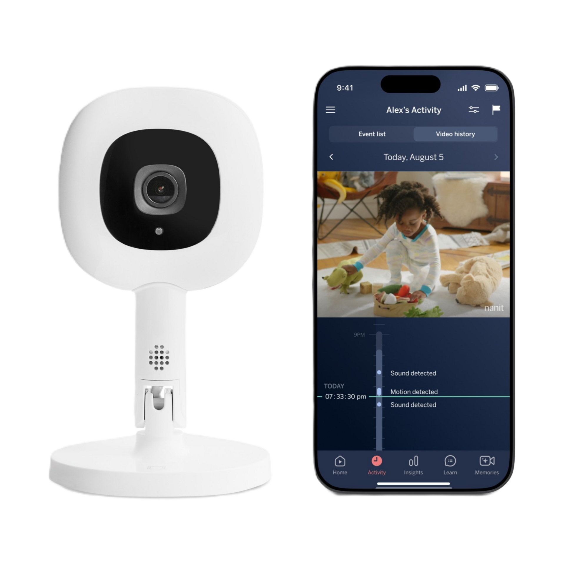 Nanit Pro Camera & Flex Stand.