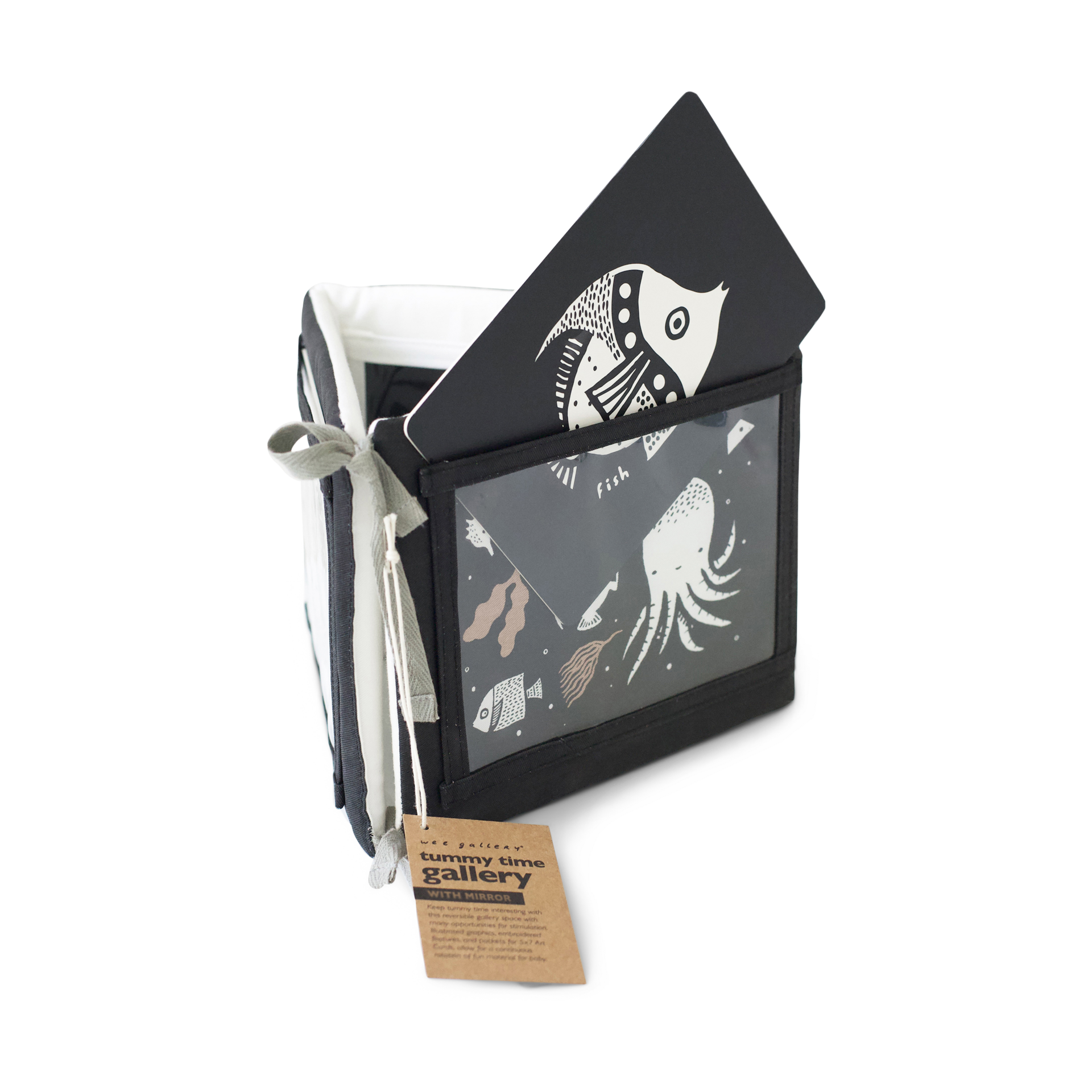 Wee Gallery Tummy Time Gallery with Mirror.