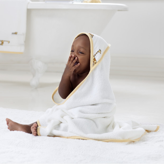 Aden + Anais Muslin Hooded Towel & Washcloth Set - Jungle Jam.