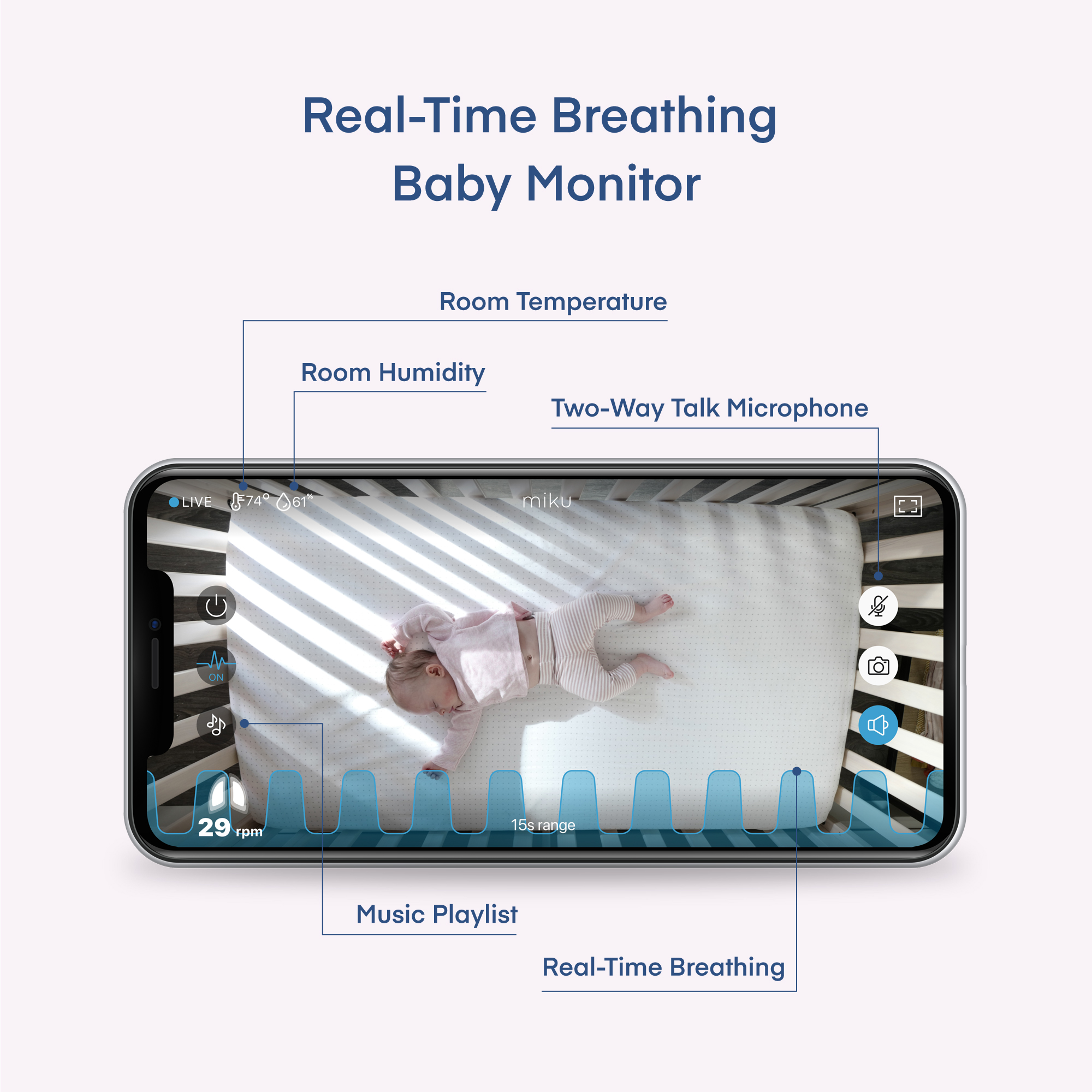 baby monitor for breathing and movement
