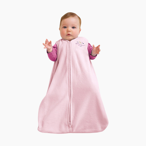 Halo SleepSack Wearable Blanket (Micro-Fleece) - Pink, Small.