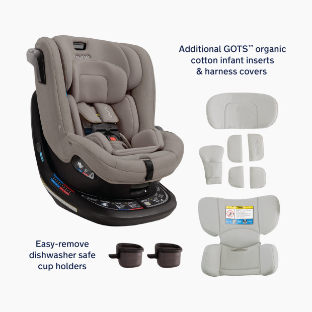 Nuna REVV Rotating Convertible Car Seat - Hazelwood (2021).