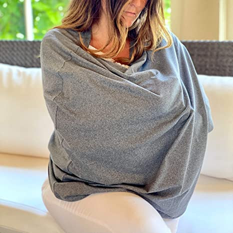 Simka Rose Multi Use Car Seat Cover - Grey.