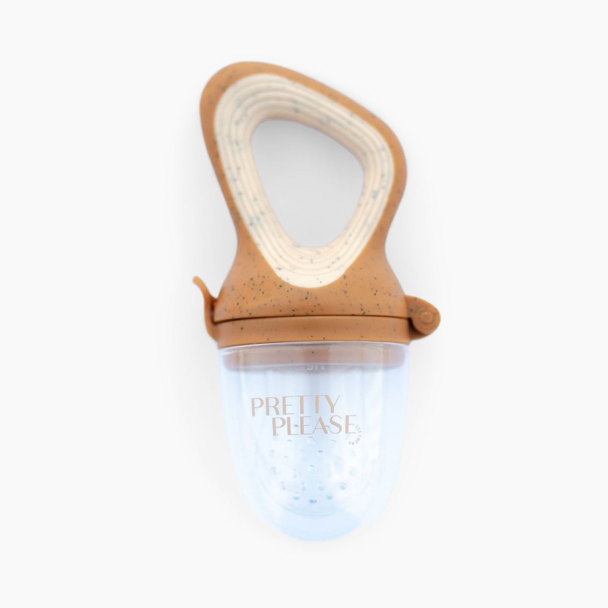Pretty Please Teethers Mod Feeder - Speckled Almond.