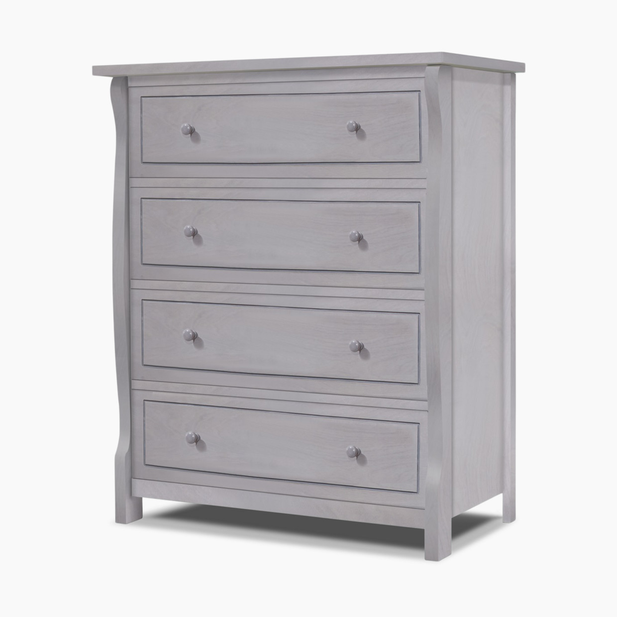 Sorelle Princeton Elite 4 Drawer Dresser - Weathered Gray.