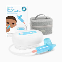 Frida Baby Electric NoseFrida Pro Nasal Aspirator for Baby, Hospital Grade Suction, Nose Sucker for Baby & Toddler, Nasal Aspirator for Congestion Relief, 5 Suction Levels, 2 Tips, Cordless with Case