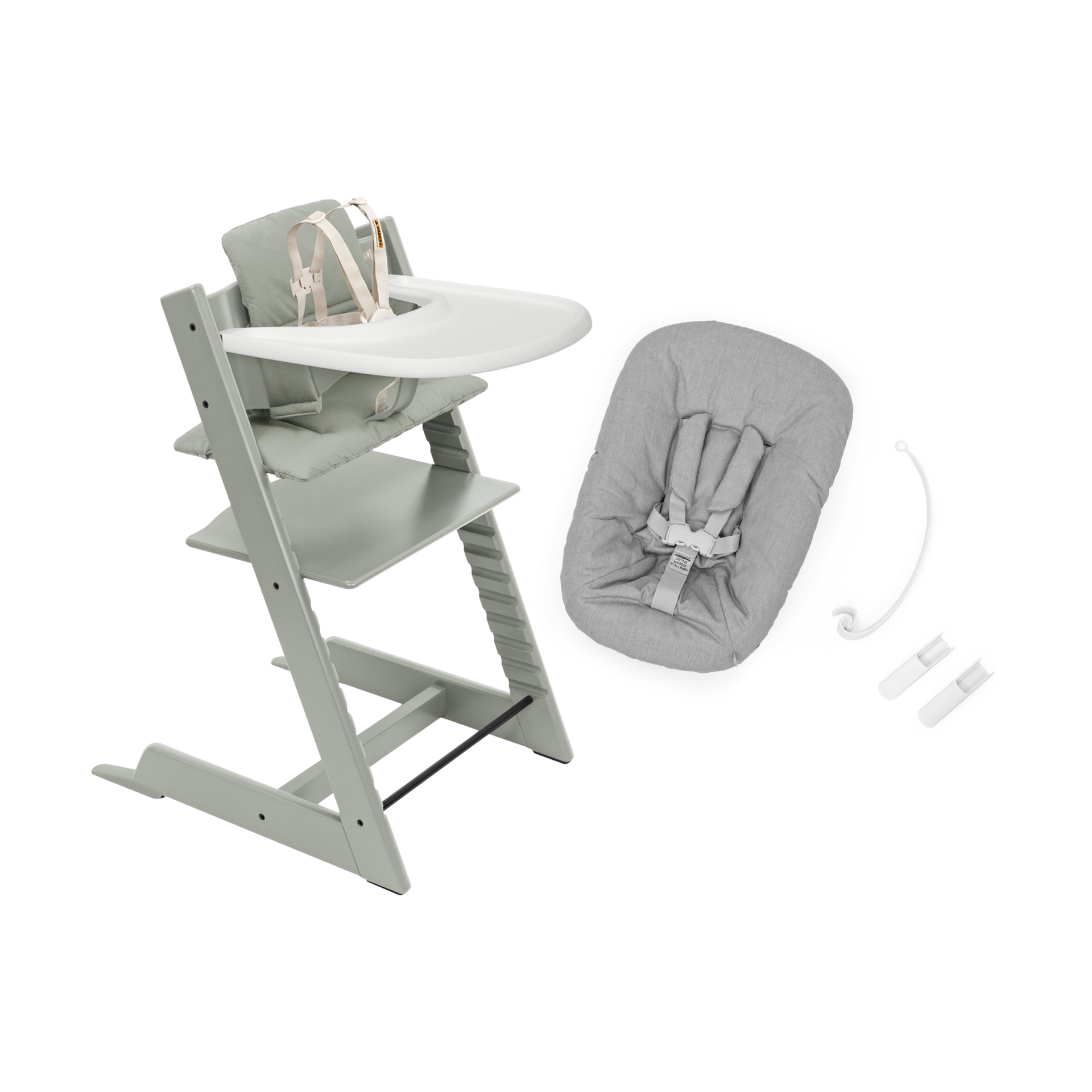 Stokke Tripp Trapp High Chair Complete² + Newborn Set - Glacier
