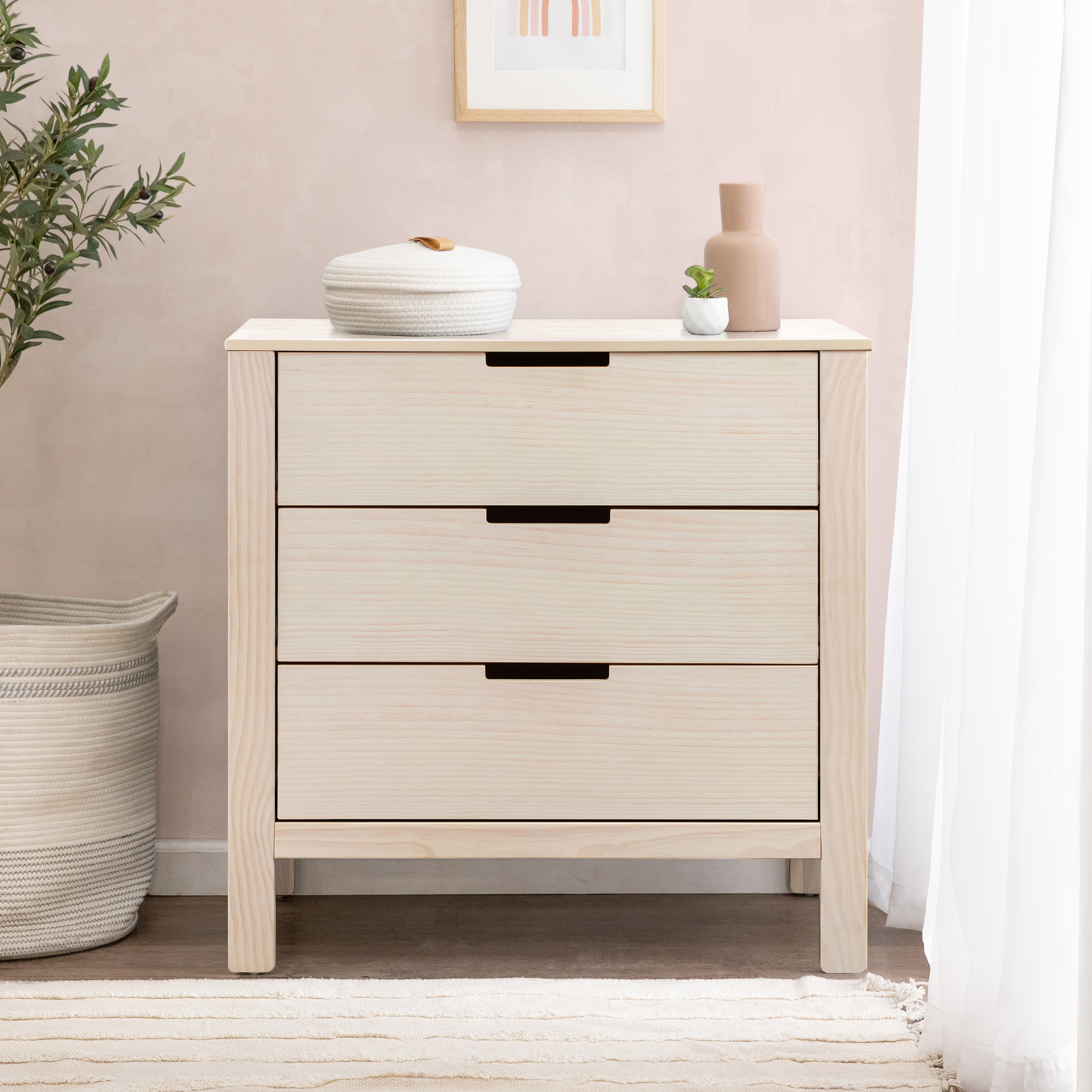 Carter's by daVinci Colby 3-Drawer Dresser - Washed Natural.