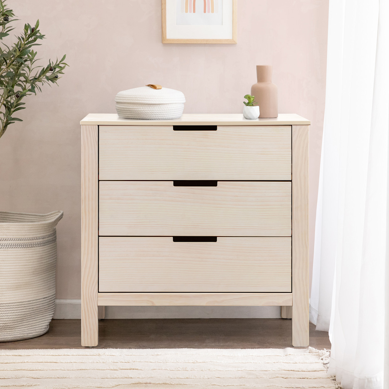 Carter's by daVinci Colby 3-Drawer Dresser - Washed Natural.