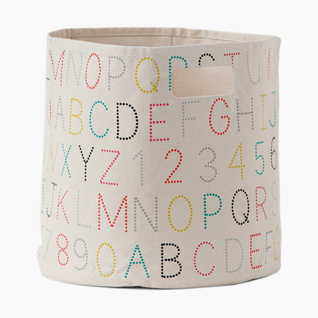 Pehr Pom Pom Storage Bin - Multi Alphabet.