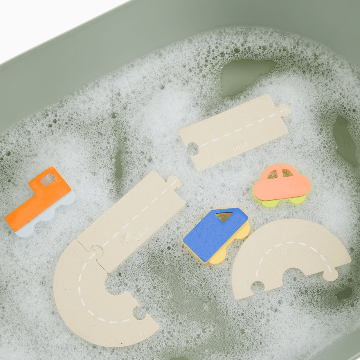 Lalo Foam Bath Puzzle - On The Road.