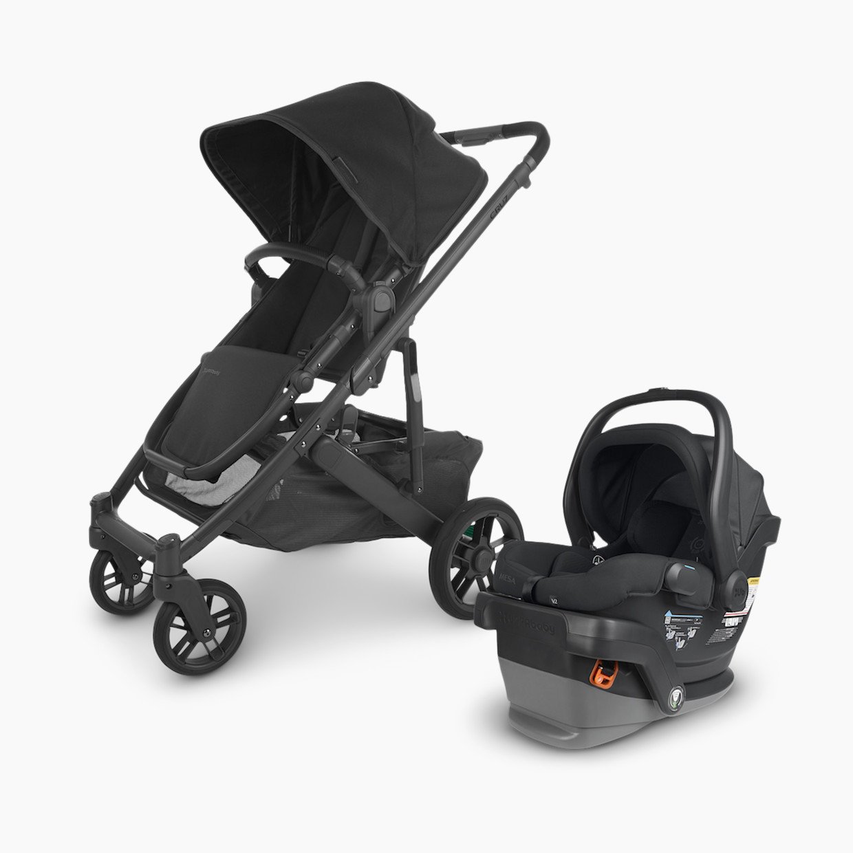 UPPAbaby Cruz V2 Stroller & MESA V2 Infant Car Seat Travel System - Mesa V2 Jake/Cruz V2 Jake.