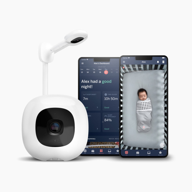 Nanit Pro Smart Baby Monitor and Wall Mount.