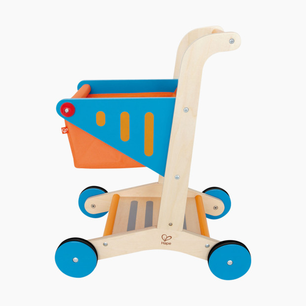 Hape Kid's Wooden Shopping Cart.