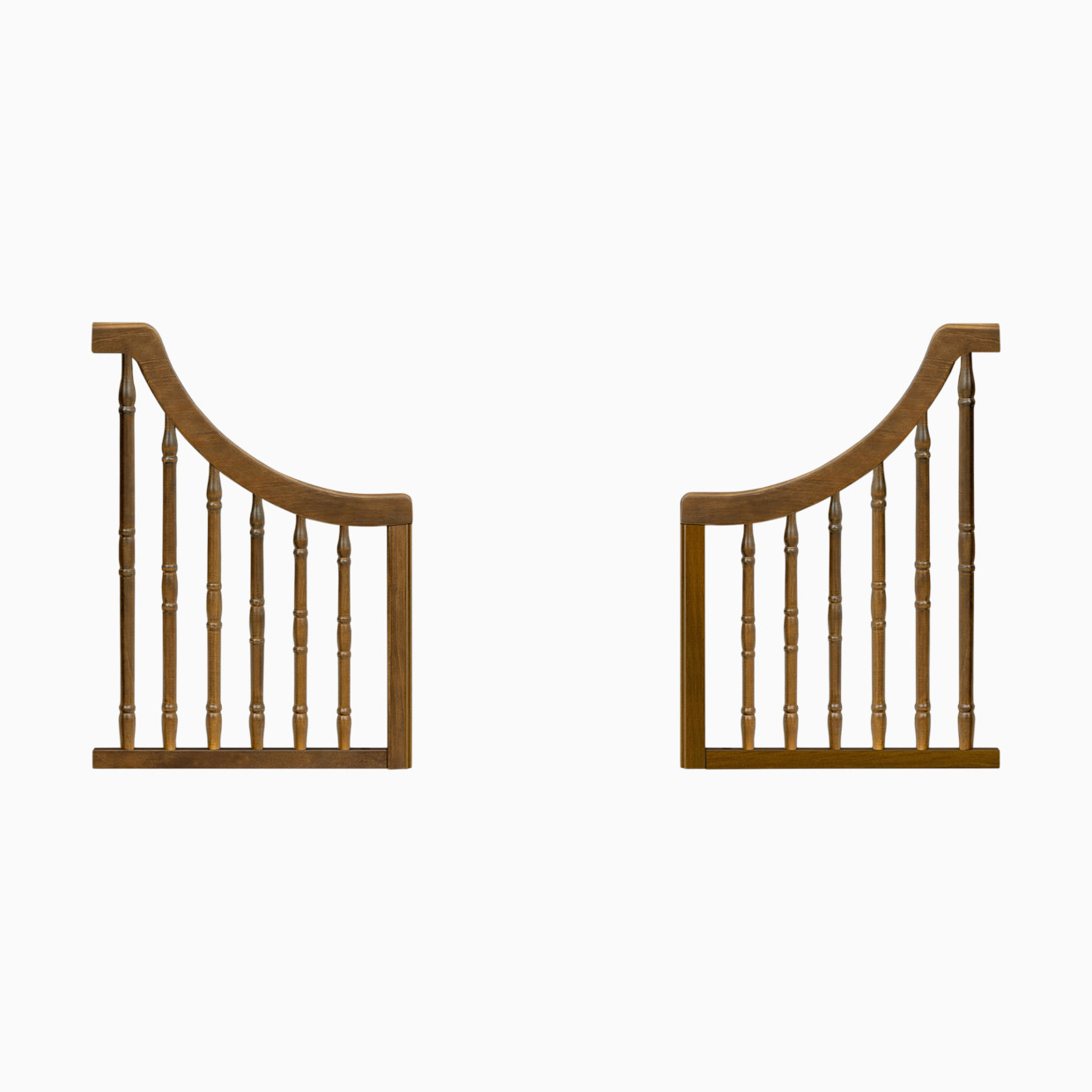 Namesake Liberty 4-in-1 Toddler Bed Conversion Kit - Natural Walnut.