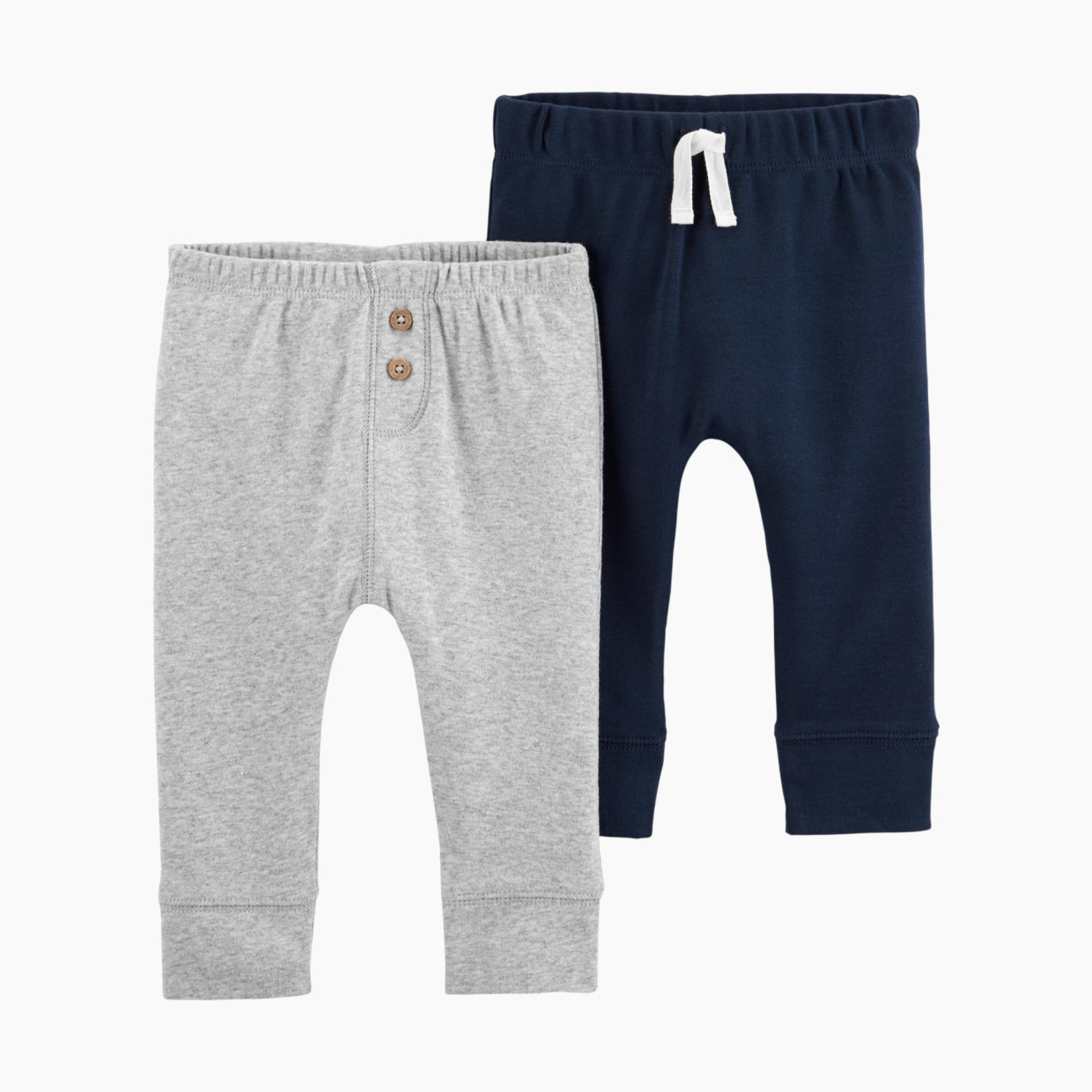 Carter's Pant (2 Pack) - Navy & Heather Grey, Newborn.