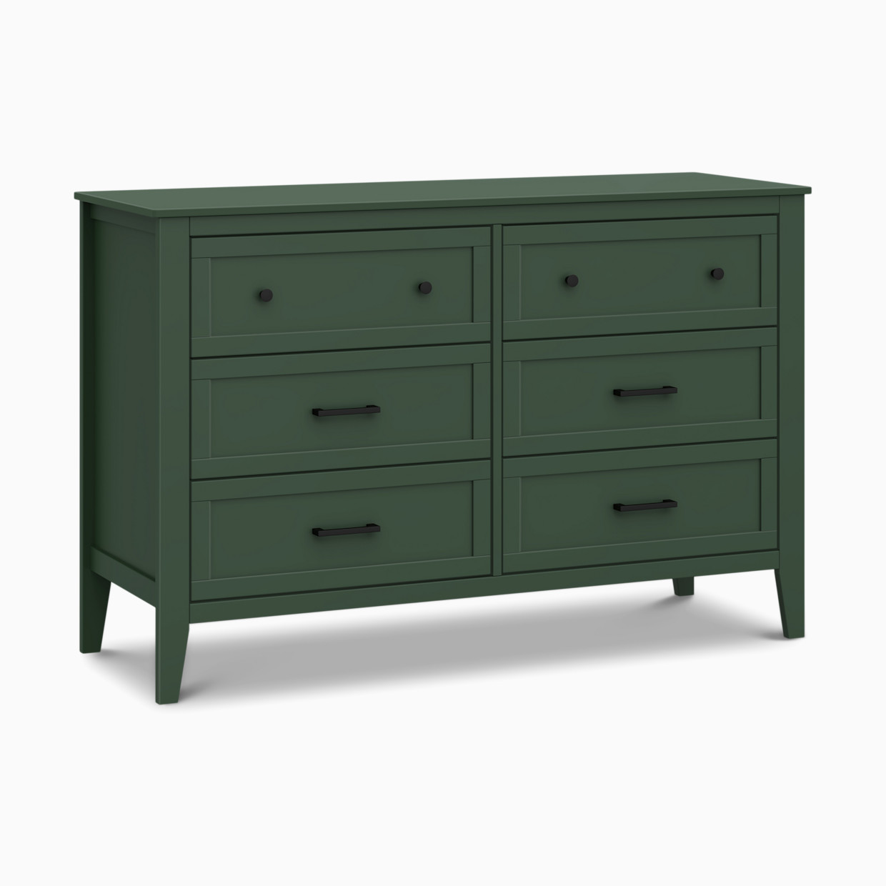 daVinci Beau 6-Drawer Dresser - Forest Green.