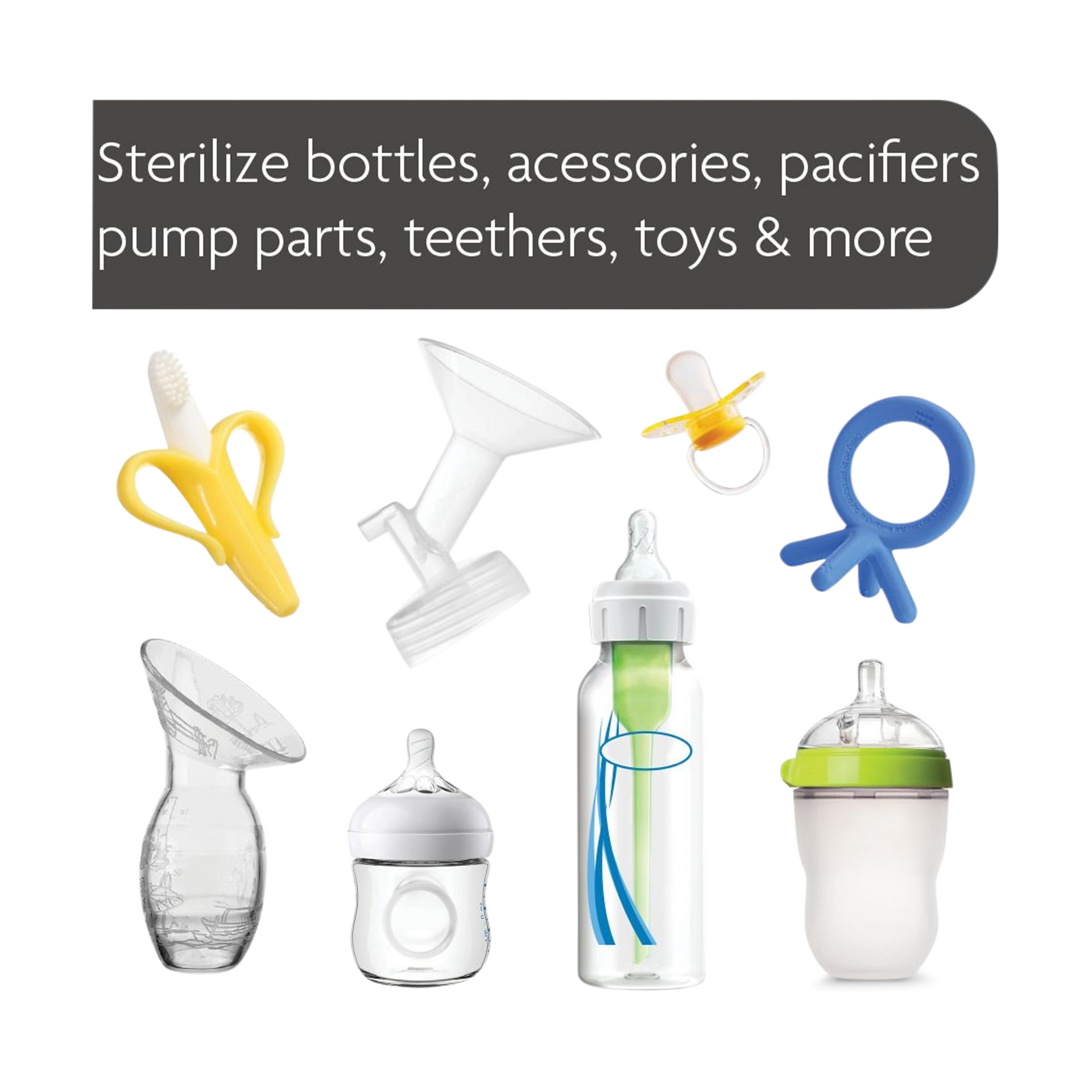 Baby Brezza One Step Baby Bottle Sterilizer.