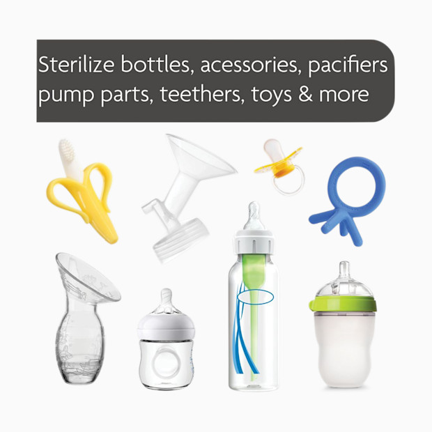 Baby Brezza One Step Baby Bottle Sterilizer.