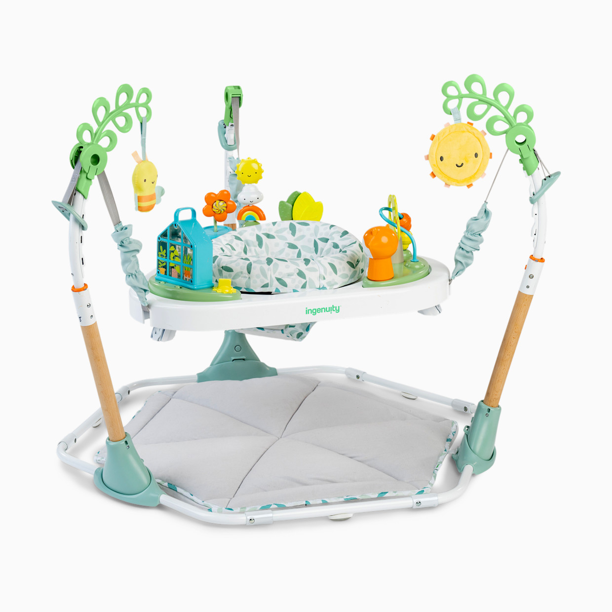 Ingenuity Tummy to Toes 6-in-1 Milestones Baby Activity Jumper.