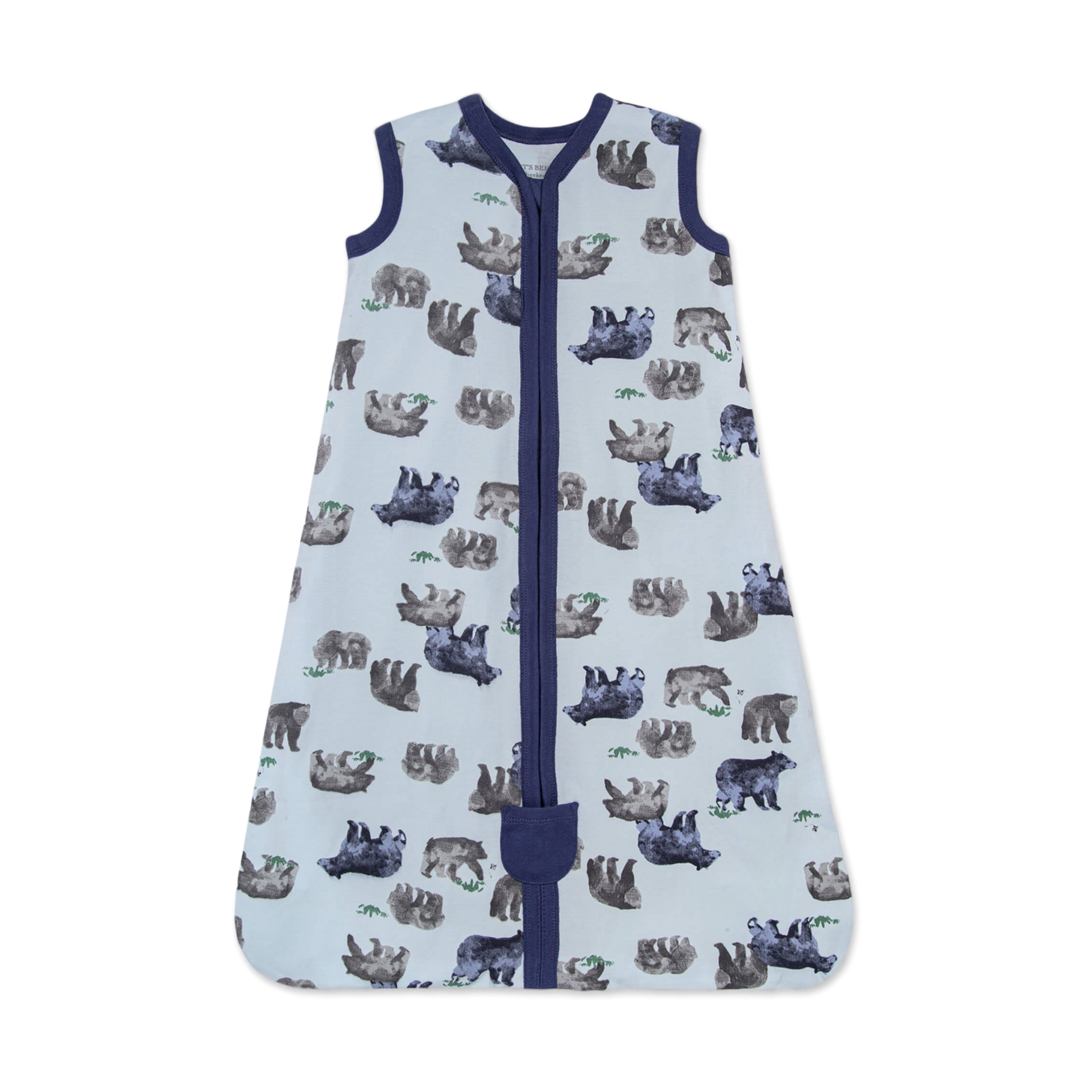 Burt's Bees Baby Beekeeper Organic Wearable Blanket Friendly Bears, 0