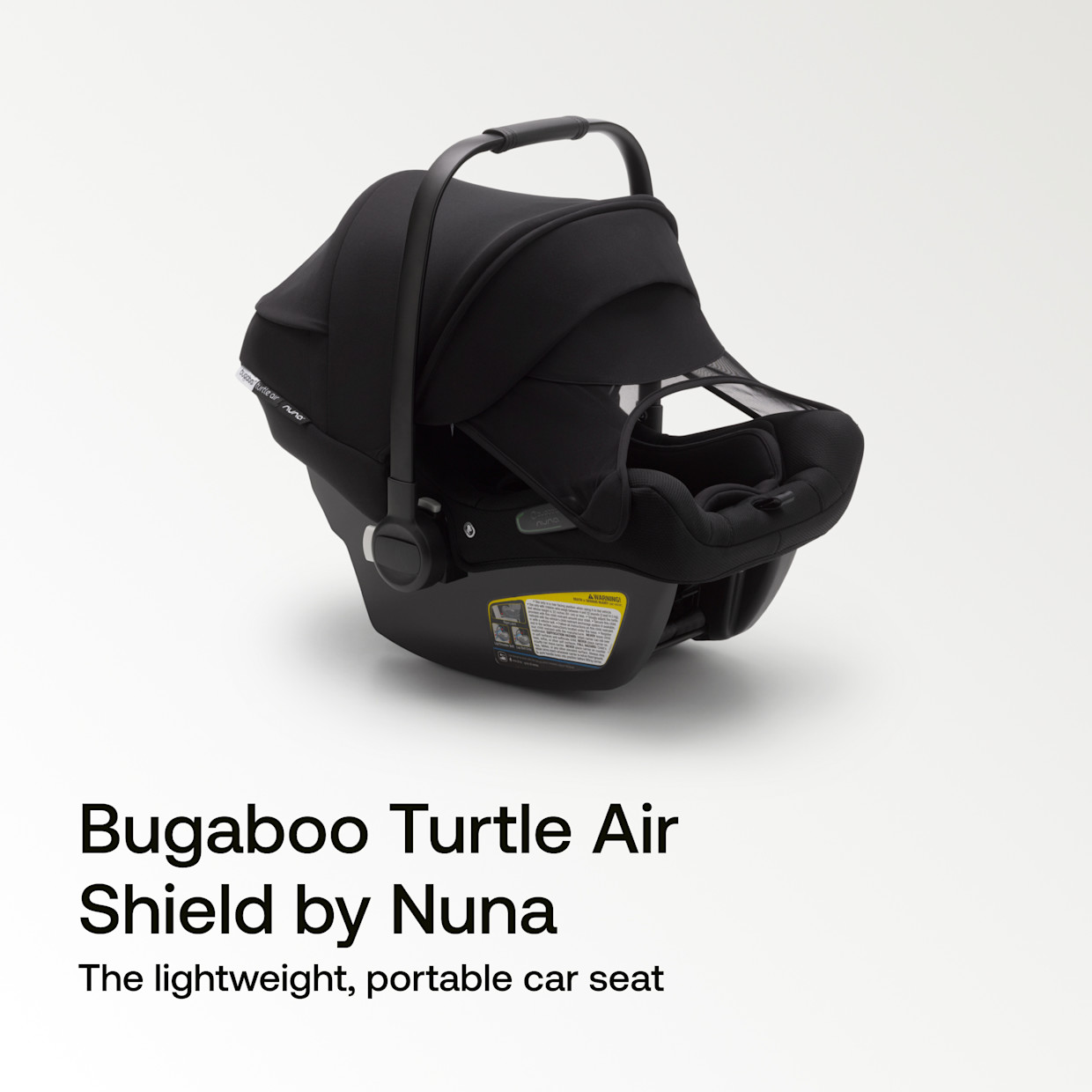 Bugaboo Turtle Air Shield by Nuna Car Seat + Recline Base.