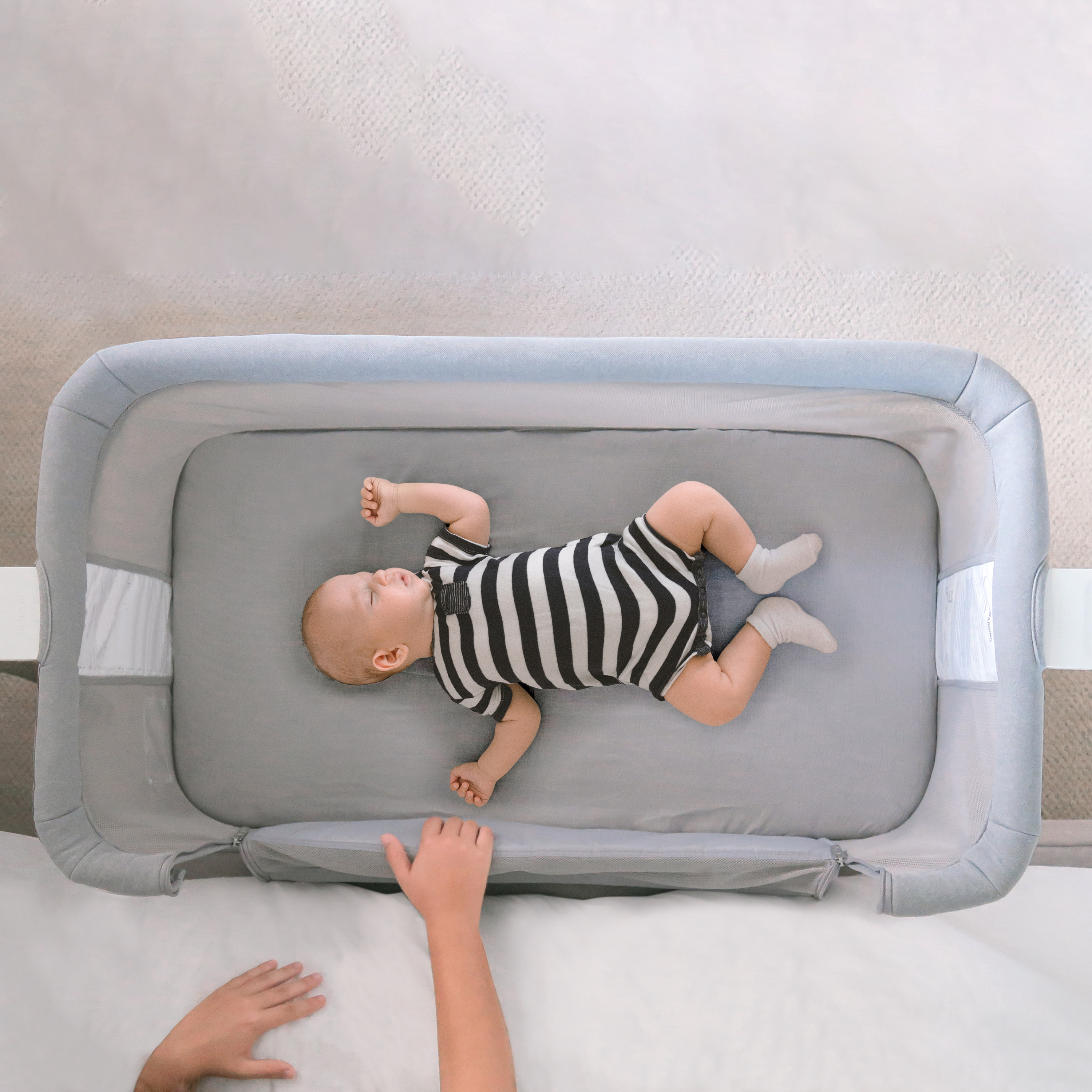 Newton Baby Bassinet Extra Sheet 2-Pack - Grey, 2.