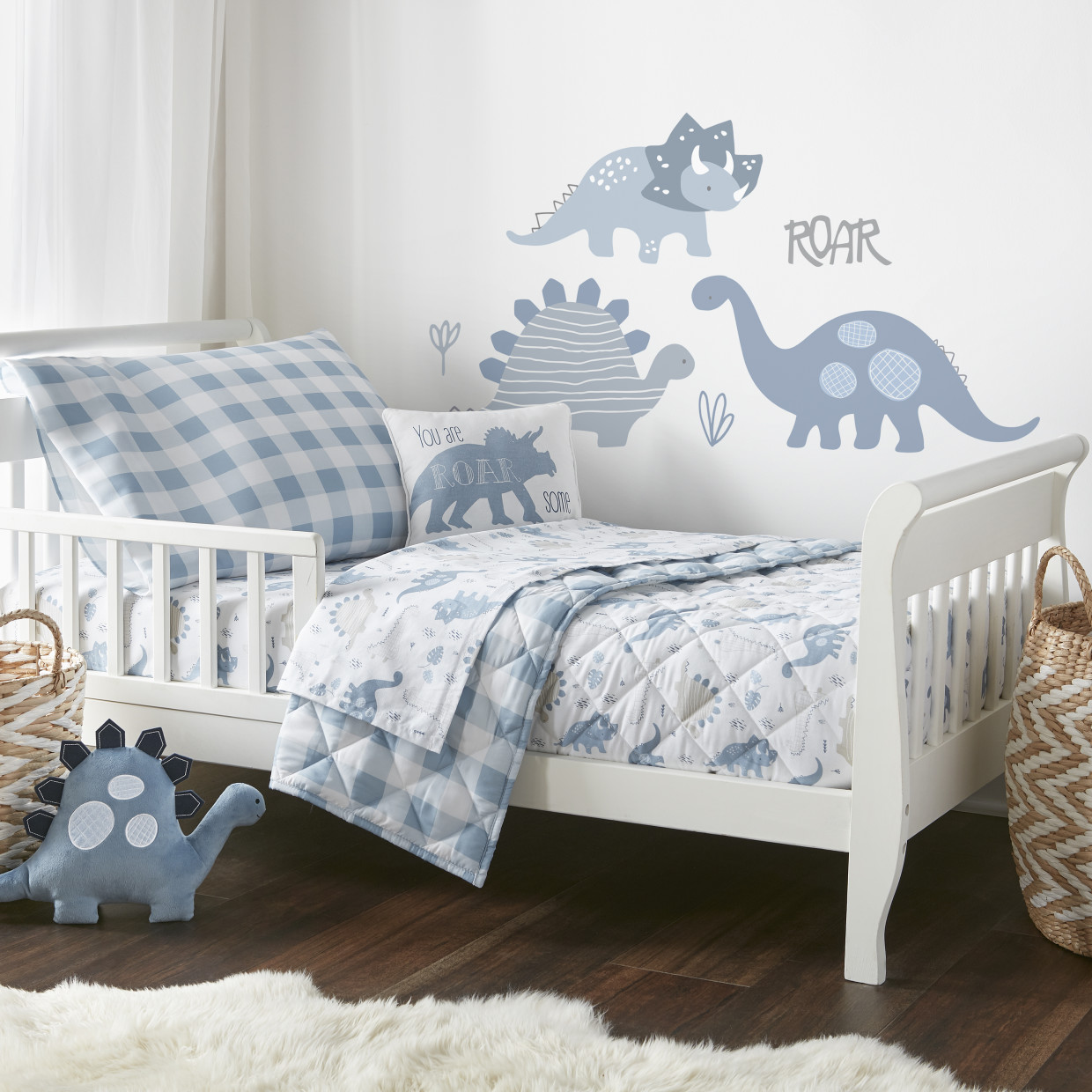 Levtex Baby 5-Piece Toddler Bedding Set - Dino.