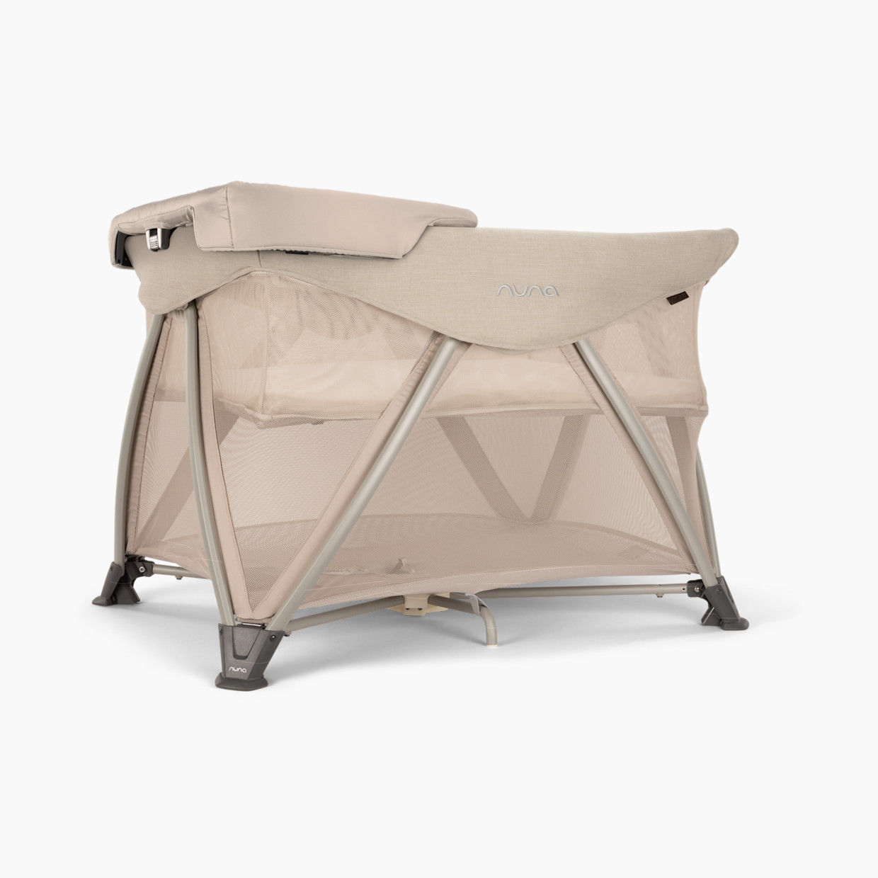 Nuna Sena aire Travel Crib with Changer - Biscotti.