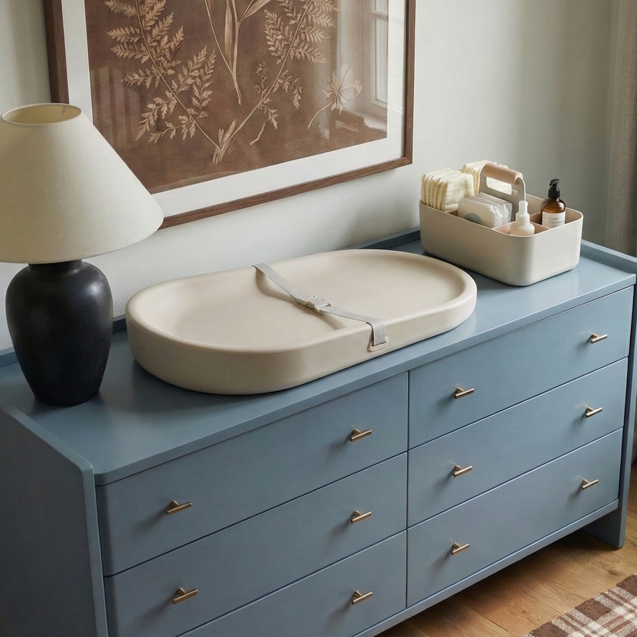 Lalo Wipeable Changing Pad - Oatmeal.