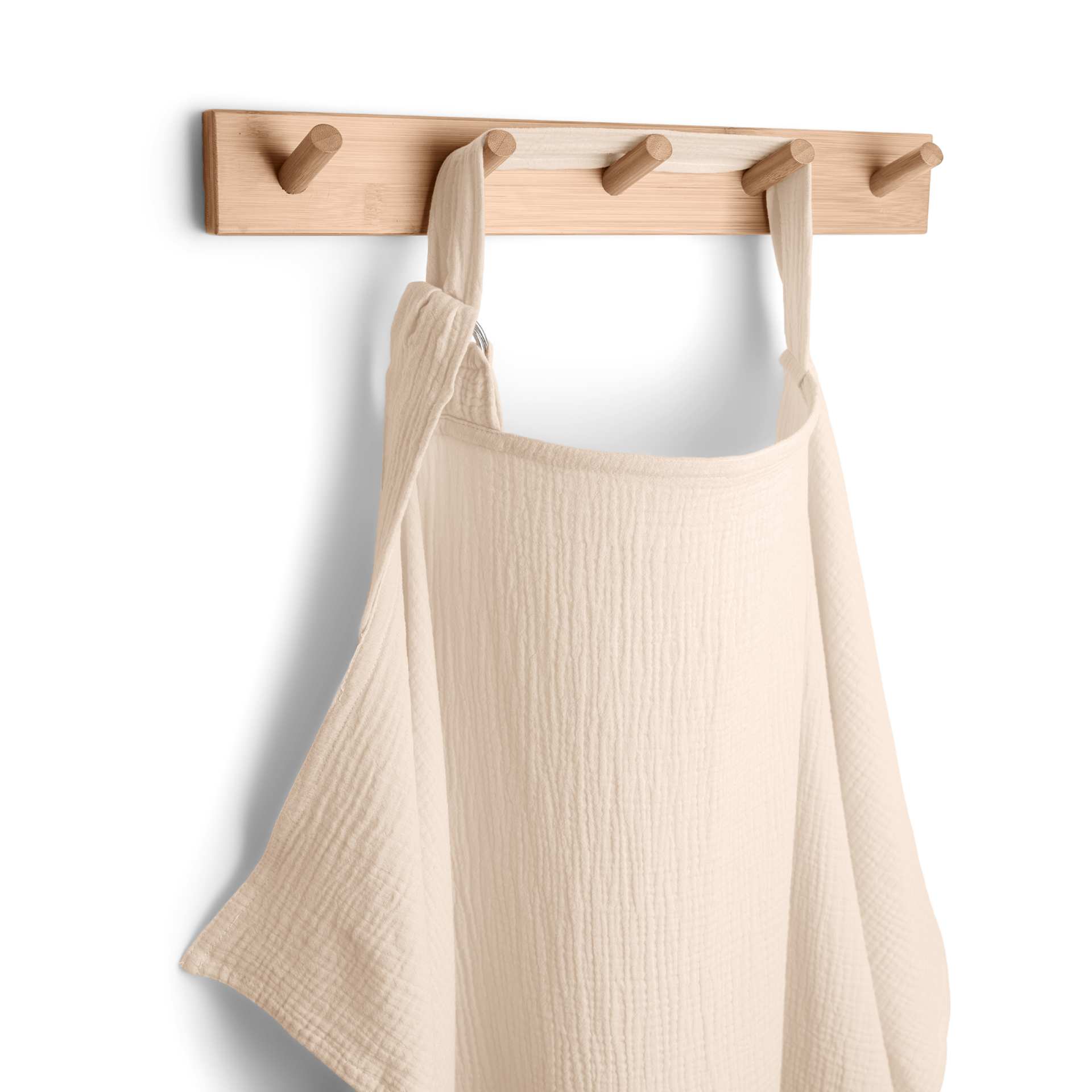 Comfy Cubs Muslin Nursing Cover with Adjustable Neck Strap - Sand, 1.