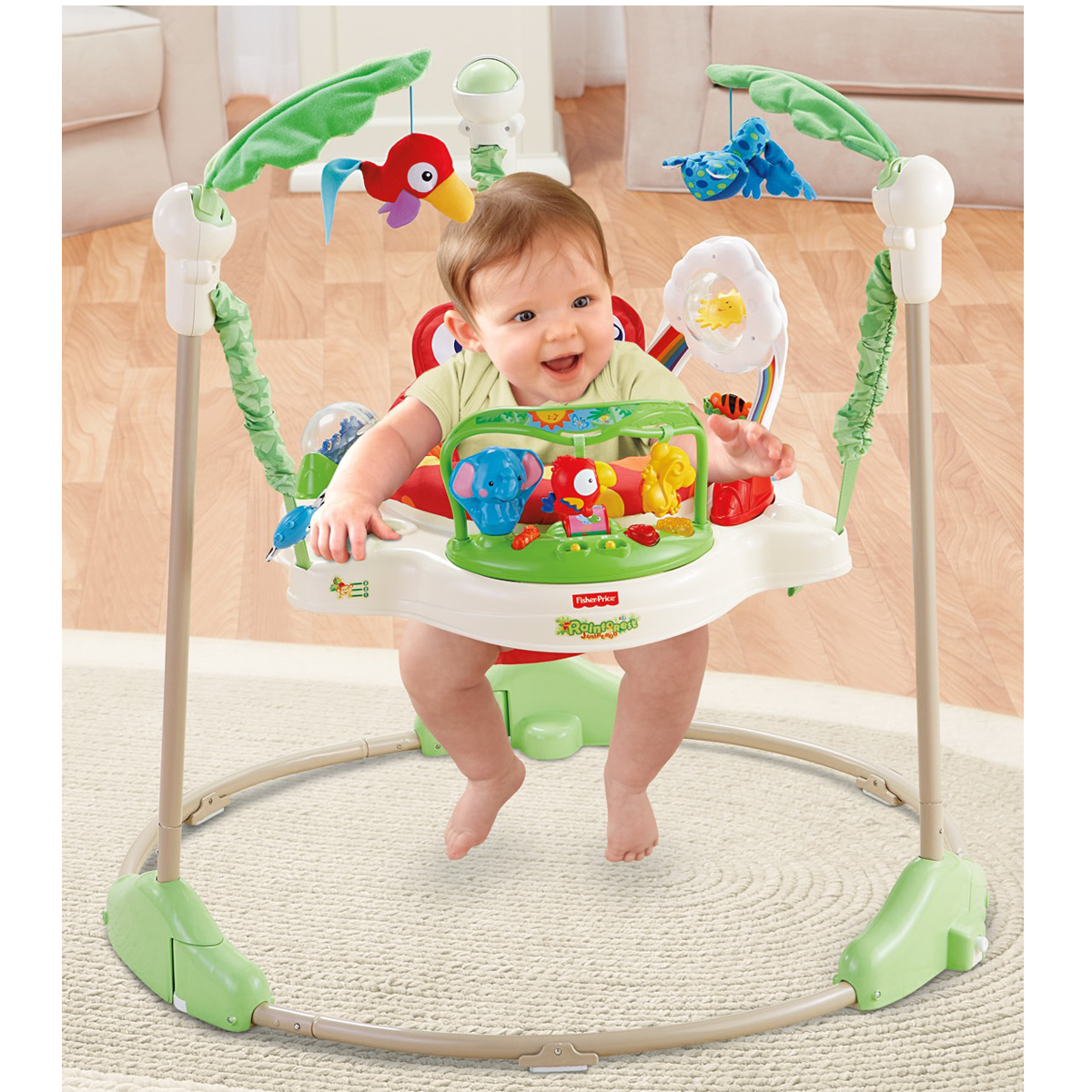 what age to put baby in jumperoo
