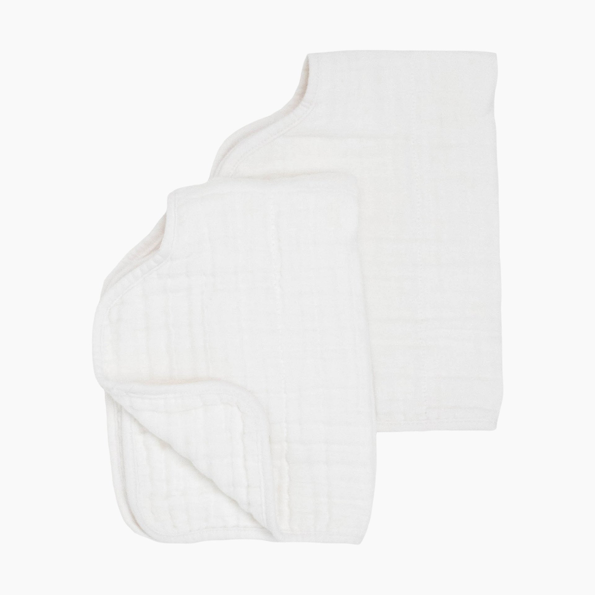 Little Unicorn Cotton Muslin Burp Cloth (2 Pack) - White