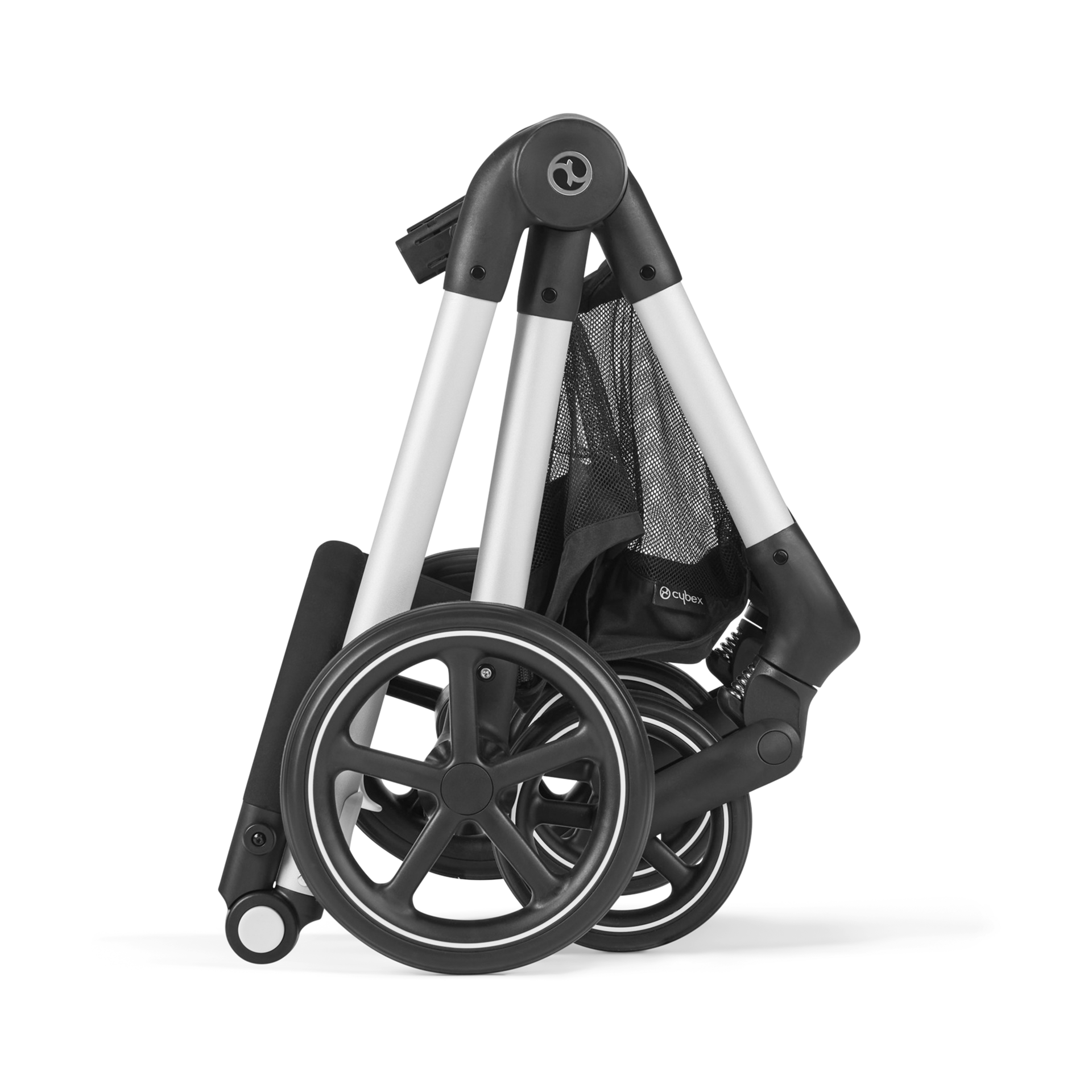 Cybex EOS 5-in-1 Travel System Stroller + Lightweight Aton G Infant Car Seat - Moon Black.