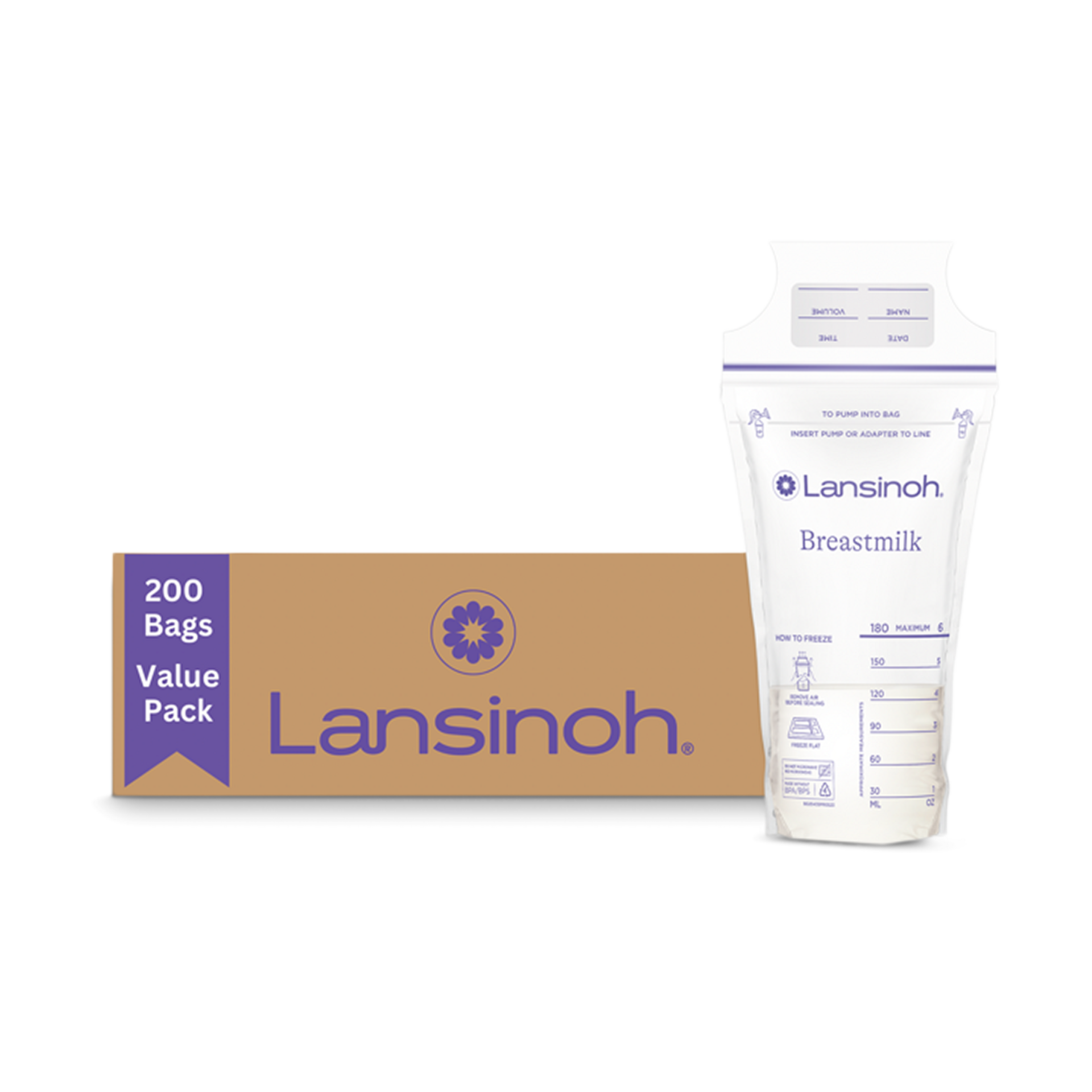 Lansinoh Milk Storage Bags - 200.