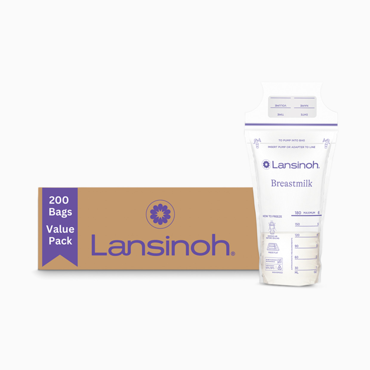 Lansinoh Milk Storage Bags - 200.