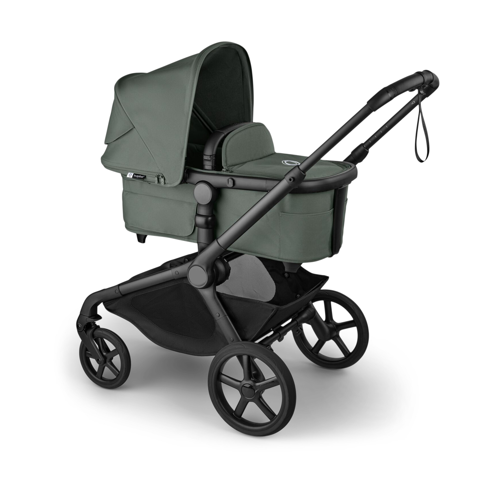 Bugaboo Kangaroo Seat Stroller & Bassinet Bundle - Forest Green.