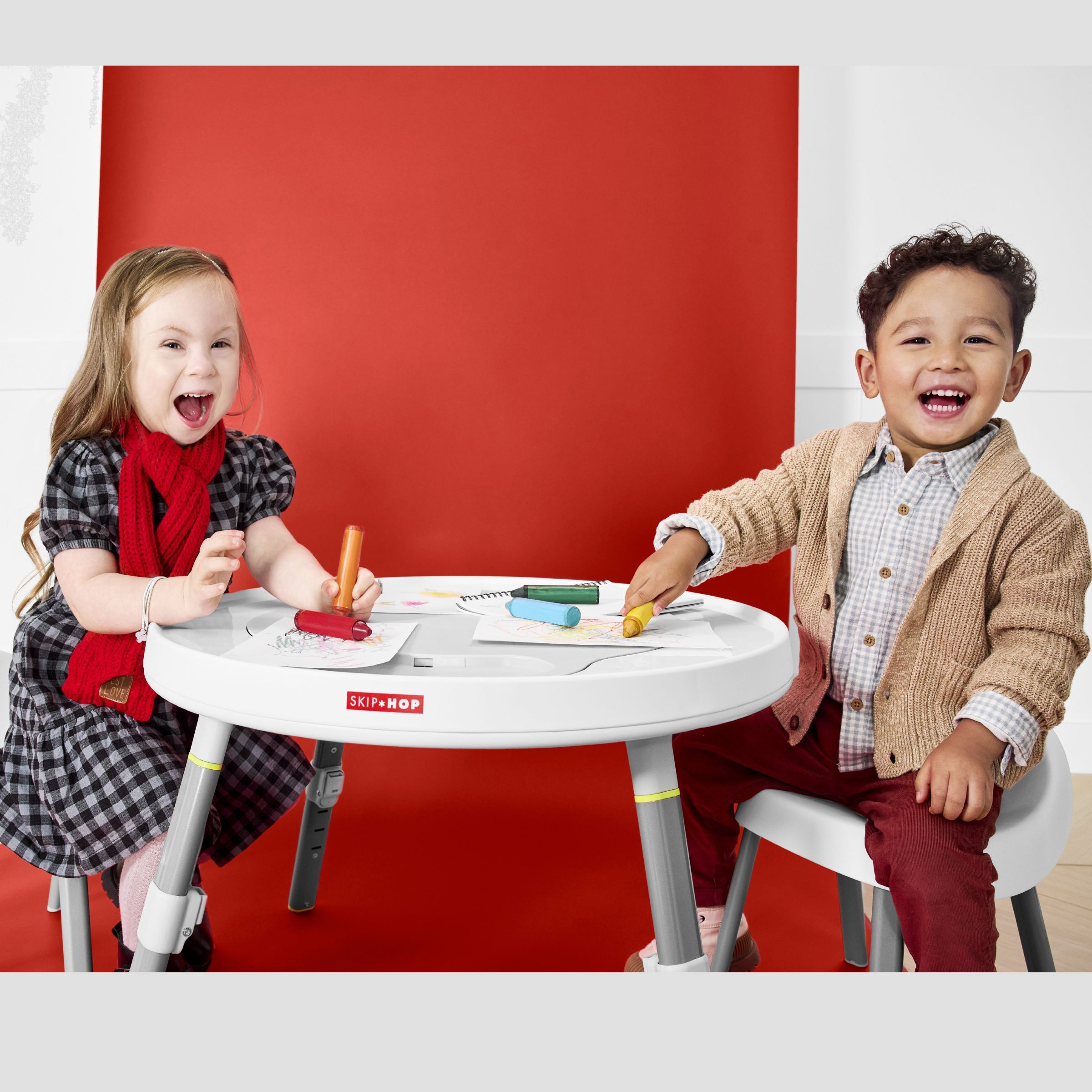 Skip Hop 3-Stage Activity Center and Kid Chairs Bundle.