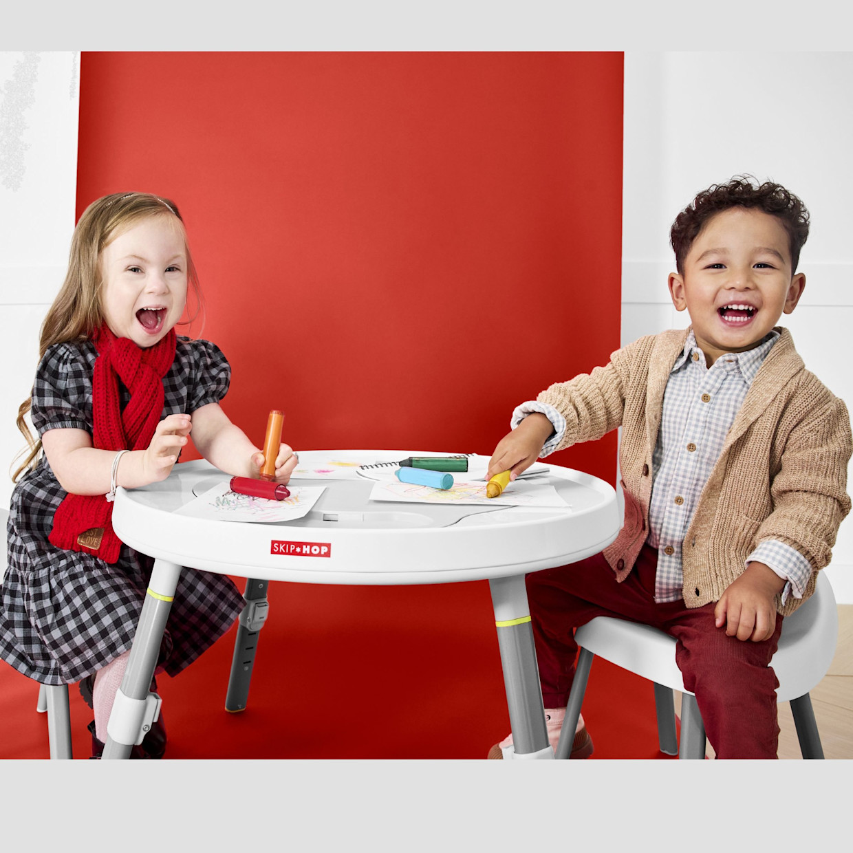 Skip Hop 3-Stage Activity Center and Kid Chairs Bundle - Explore & More.