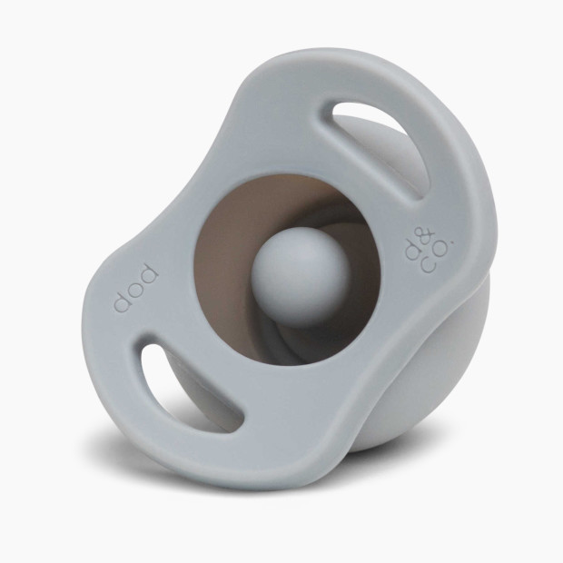 doddle & co Pop Pacifier - Oh Happy Grey.