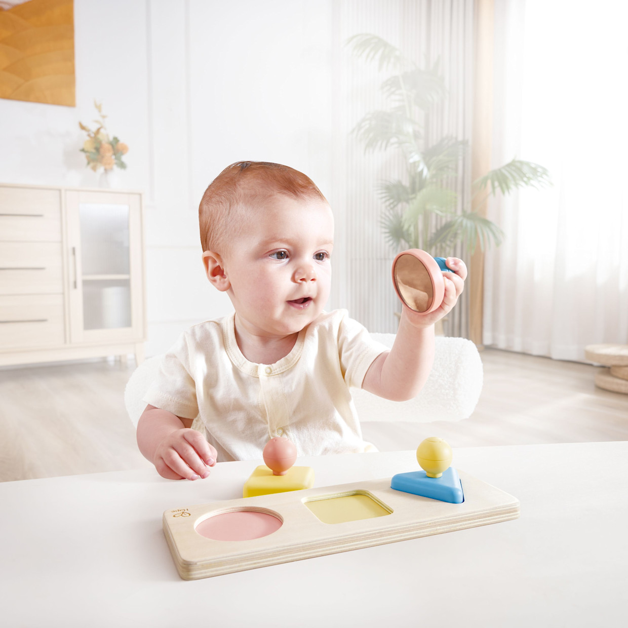 Hape Montessori Mirror Shape Puzzle.