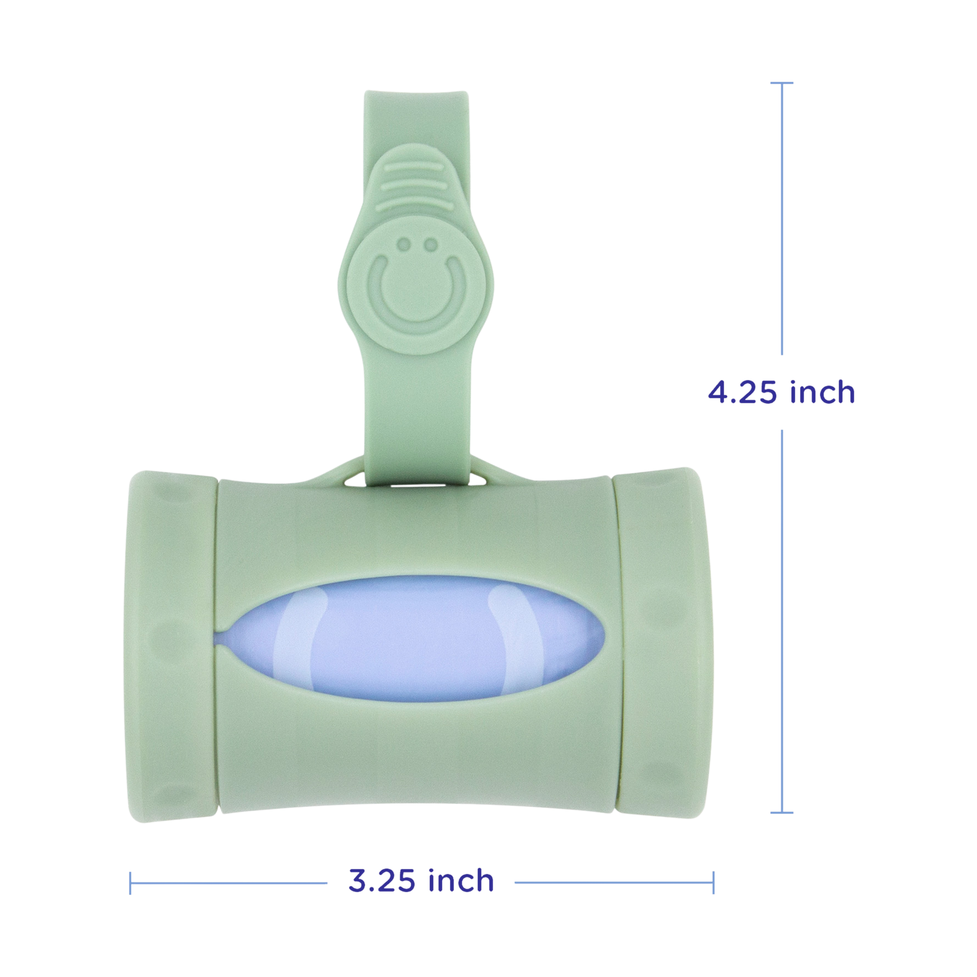 Ubbi On-The-Go Bag Dispenser & 5 Bag Refills Bundle.