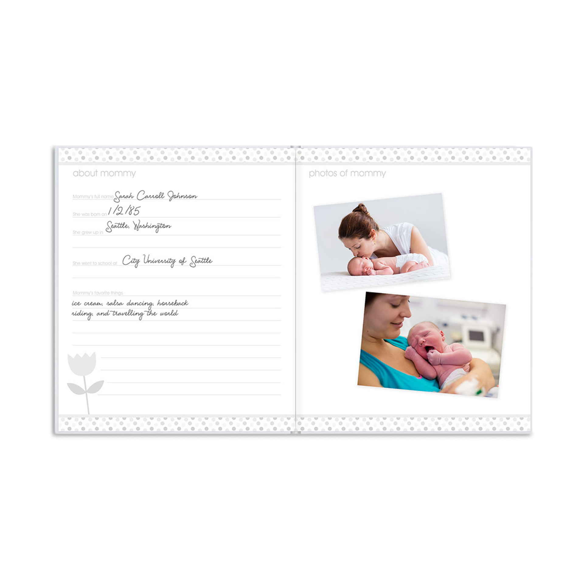Pearhead Hello Baby Baby Book.