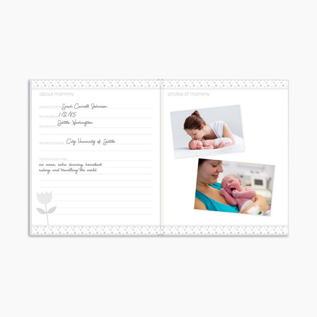 Pearhead Hello Baby Baby Book - White.