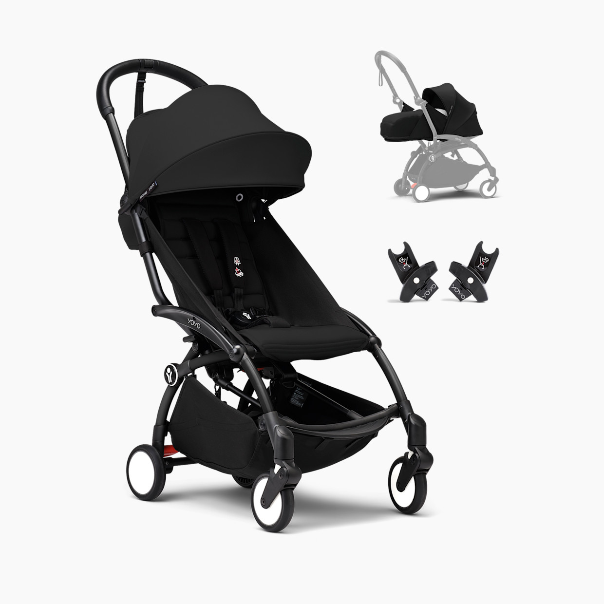 Stokke Yoyo³ Stroller From Newborn To Toddler - Black.