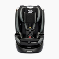 Evenflo Revolve360 Slim 2-in-1 Rotational Car Seat with Quick Clean Cover (Salem Black)