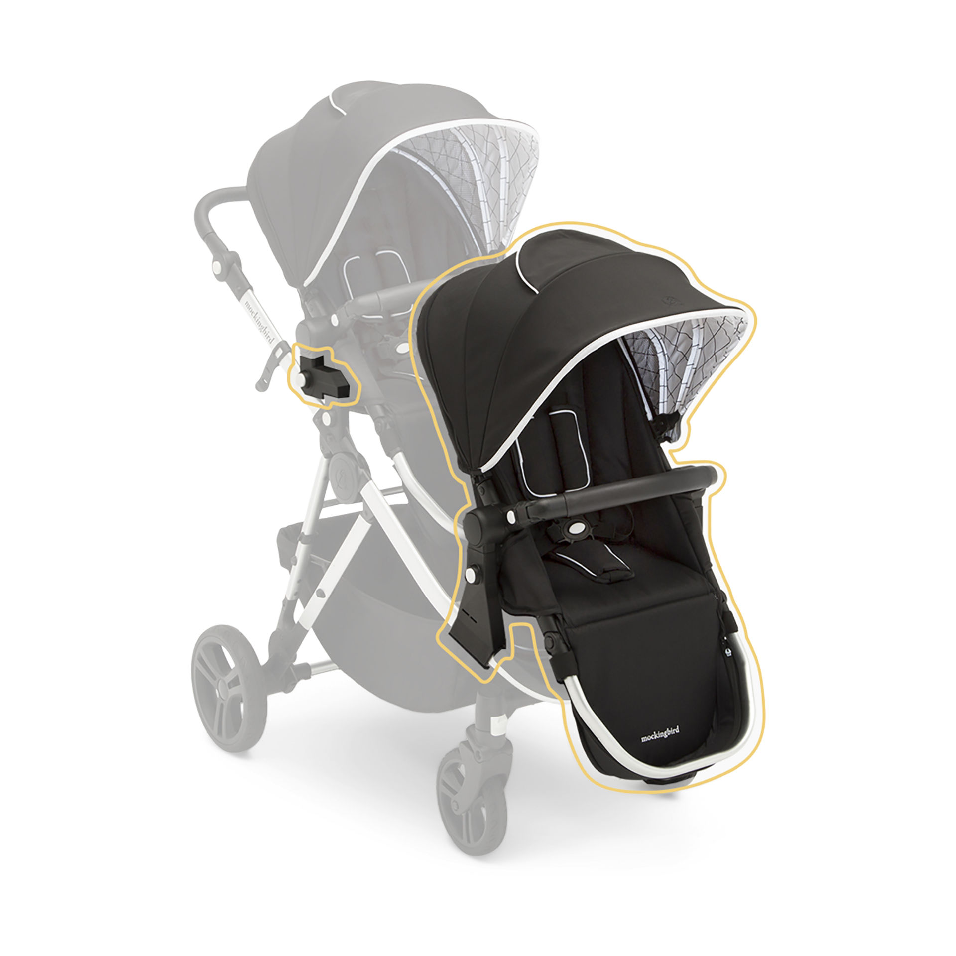 mockingbird stroller twins