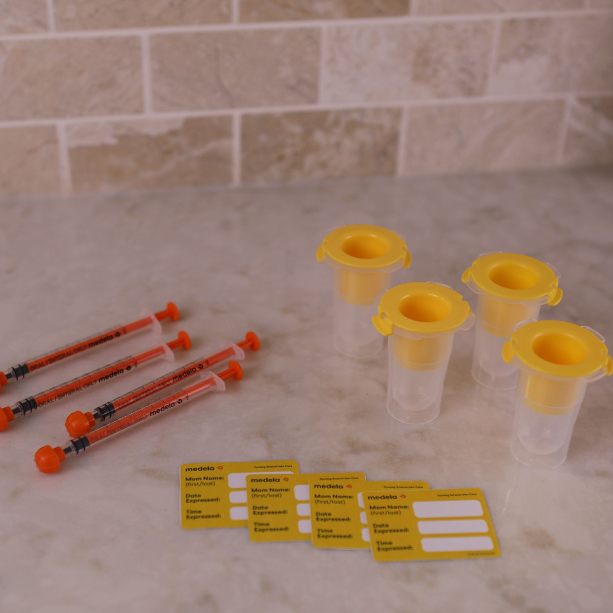 Medela Colostrum Collection and Feeding Kit.