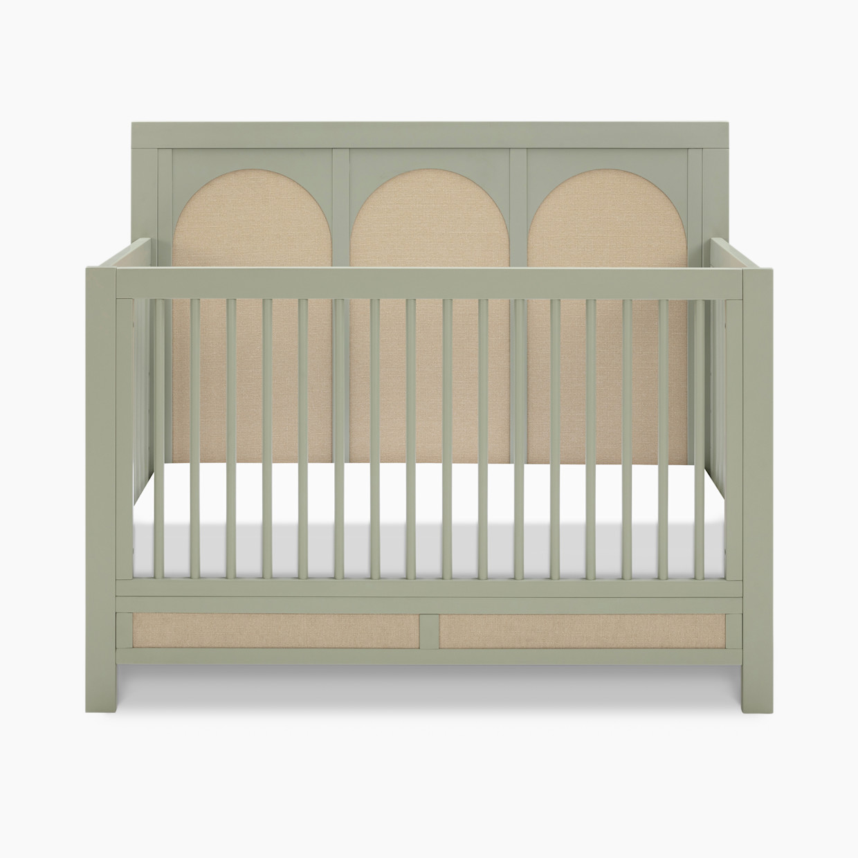Namesake Eloise 4-in-1 Convertible Crib - French Sage And Performance Sand Eco-Weave.